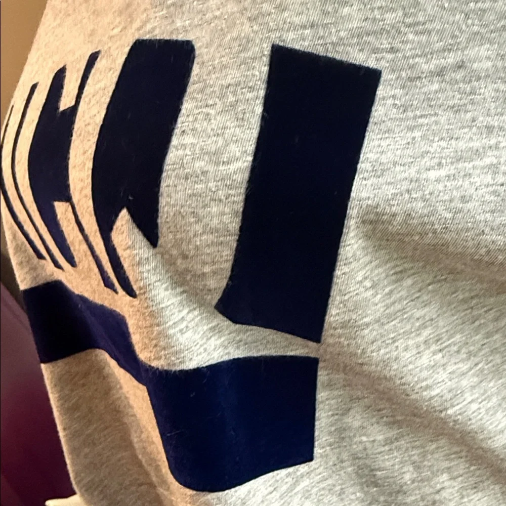 NWOT MCQ By Alexander McQueen Tee w velvet lettering - Picture 3 of 6